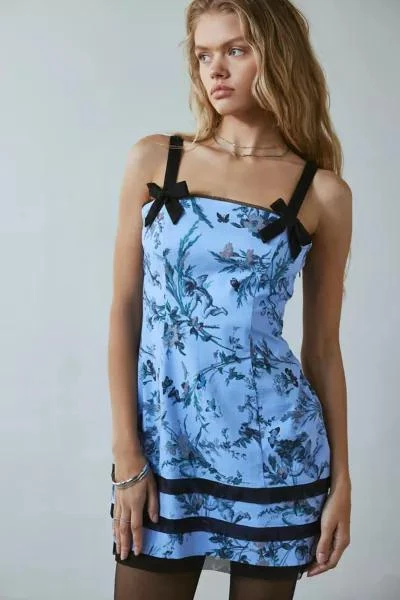 Kimchi Blue Kimchi Blue Lyla Bow Detail Mini Dress 1