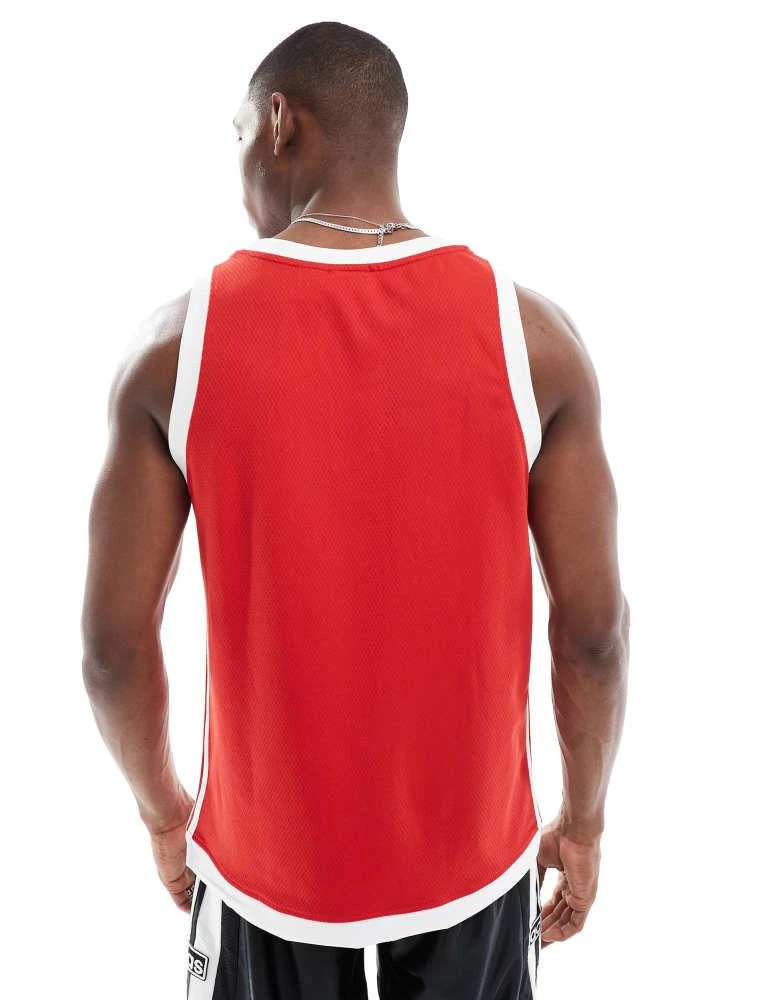 Adidas adidas Originals Adicolor mock eyelet vest in real gold 4