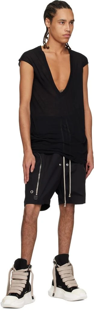 Rick Owens Black Hollywood Jumbo Laces Abstract Sneaks Sneakers 5