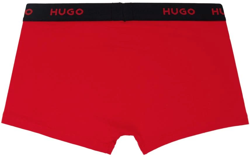 Hugo Three-Pack Multicolor Graphic Boxers 3