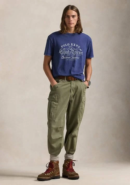 Ralph Lauren Ralph Lauren Classic Fit Slub Jersey Graphic T Shirt 4