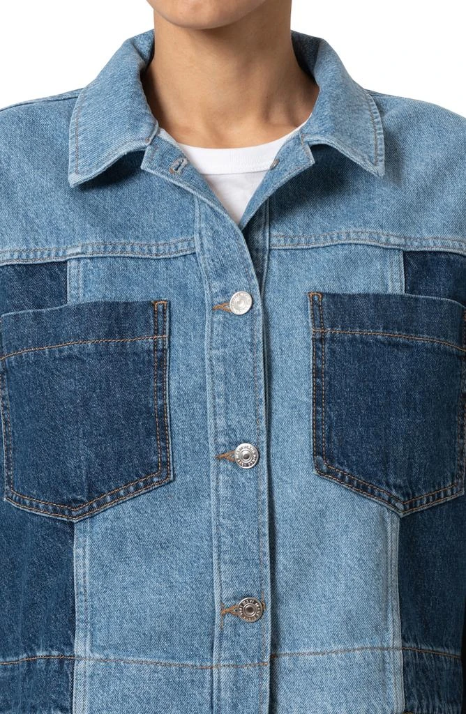 Mavi Jeans Two-Tone Denim Trucker Jacket 4