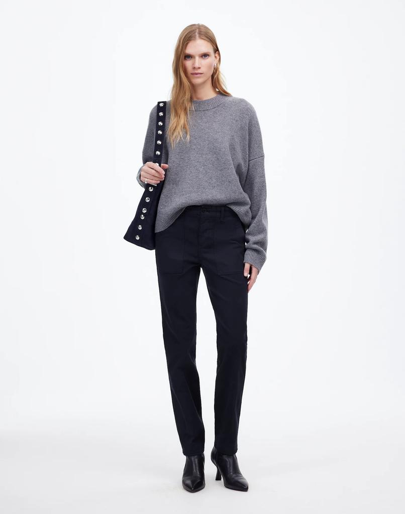 Madewell The Slim Straight Utility Pant in Garment Dye