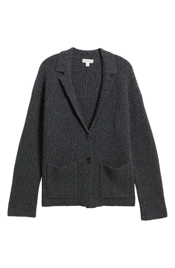 Nordstrom Rib Wool 
Cashmere Cardigan 6