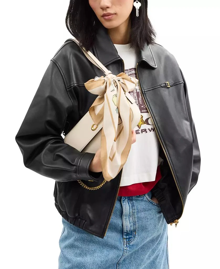 Coach Brook Small Leather Flap Chain Bag 3