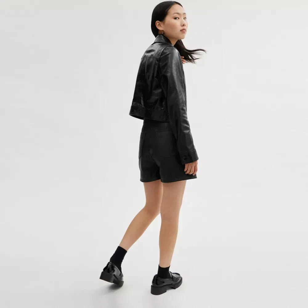 Coach Patent Leather Jacket 4