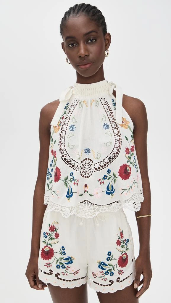 Sea Celia Embroidery Halter Top 6