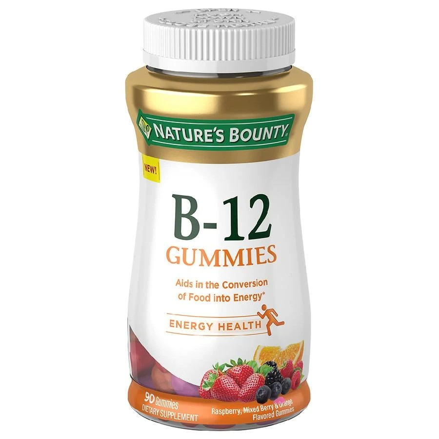 Nature
s Bounty B-12 Raspberry Mixed Berry and Orange Flavors
