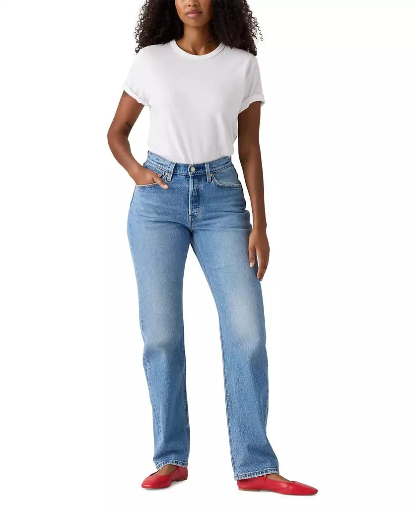 Levi's Women's 501 Curve High-Rise Straight-Leg Jeans 1