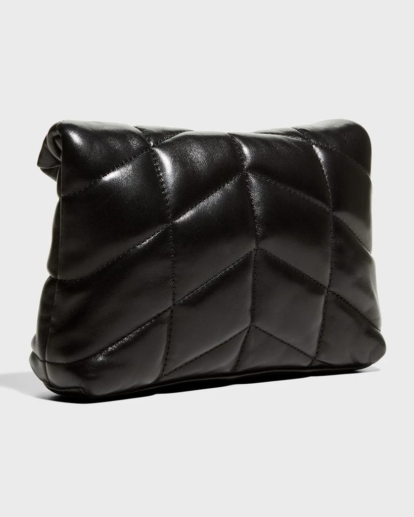 Saint Laurent Lou Puffer YSL Pouch in Quilted Leather 4