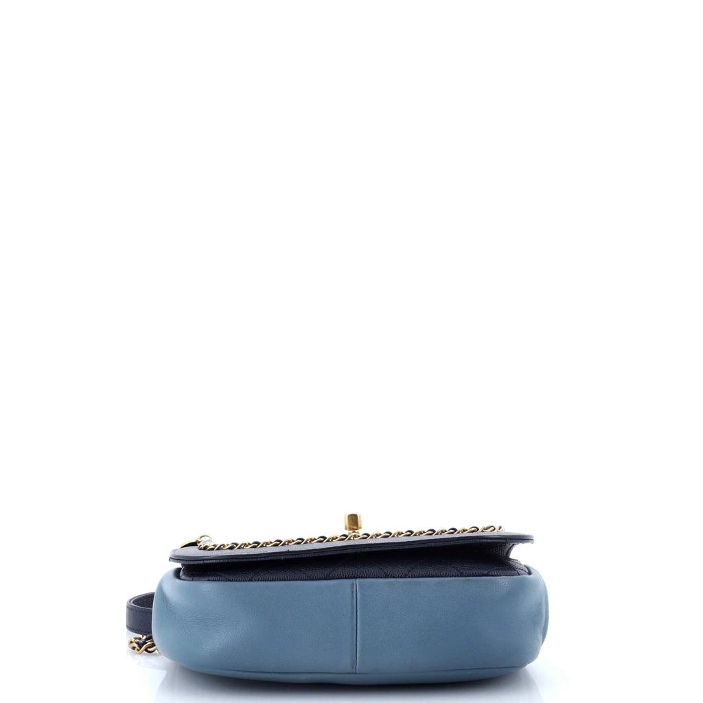 Chanel Chain Around CC Flap Bag Lambskin with Caviar Small 4