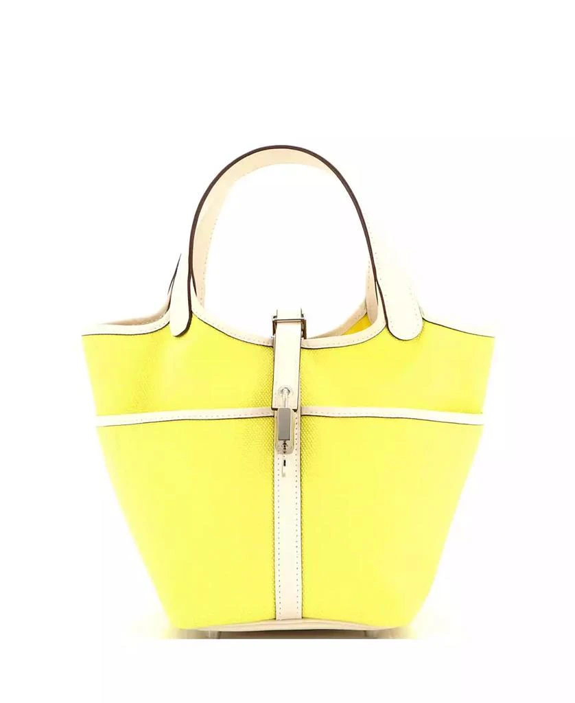 Pre-Owned HERMÉS PM Cargo Picotin Lock Bag Canvas and Swift