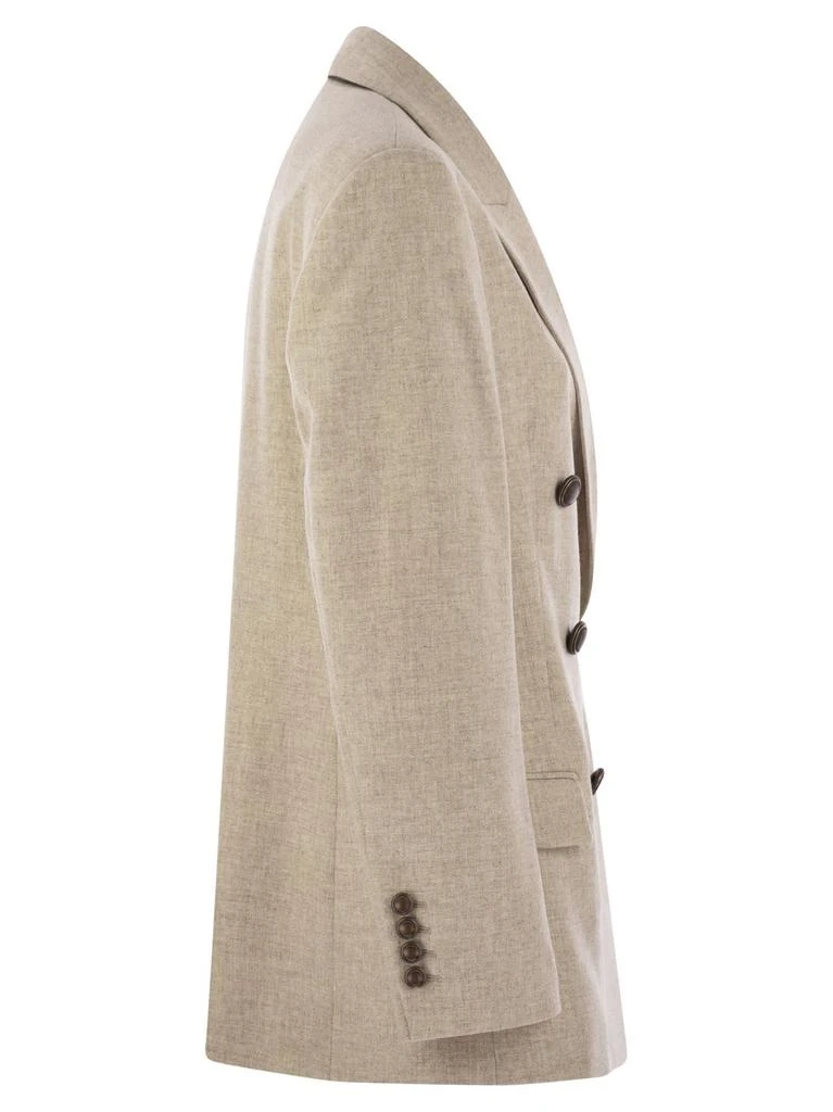 Brunello Cucinelli Brunello Cucinelli Double-Breasted Tailored Blazer 3