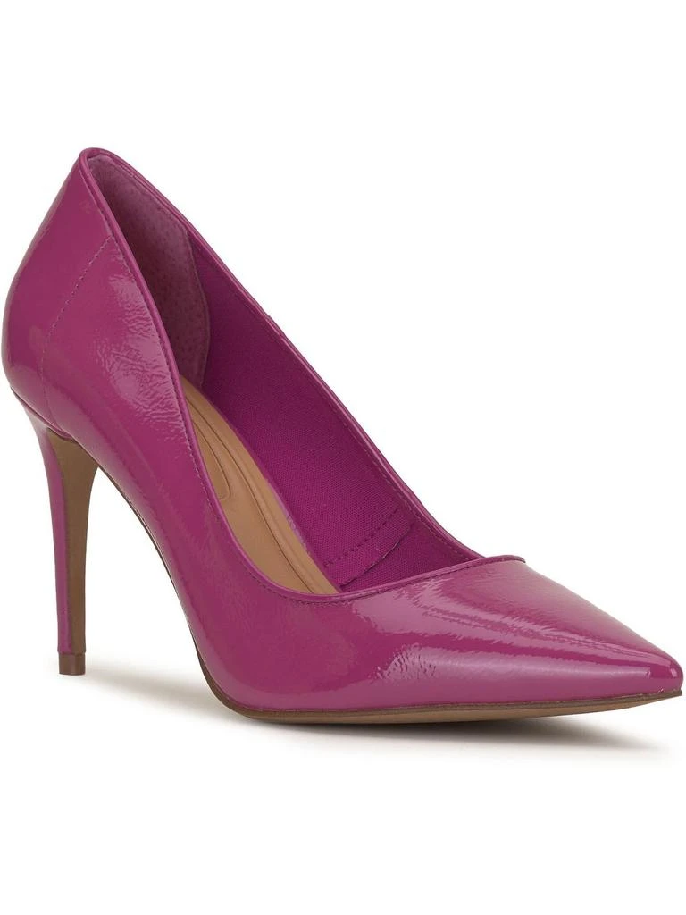 Jessica Simpson Setria Womens Pull-on Faux Leather Pumps 10