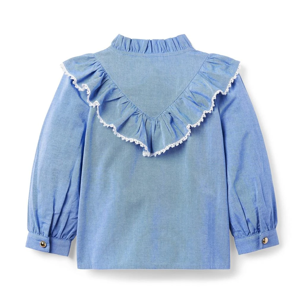 Janie and Jack Chambray Blouse (Toddler/Little Kids/Big Kids) 2