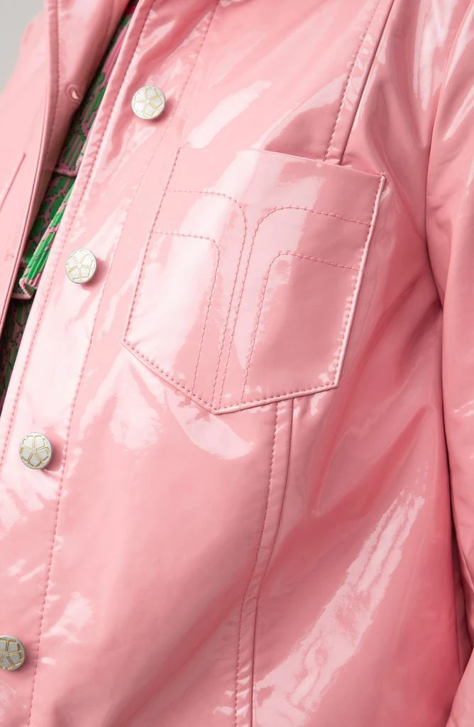 Trina Turk Andre Faux Leather Jacket 4