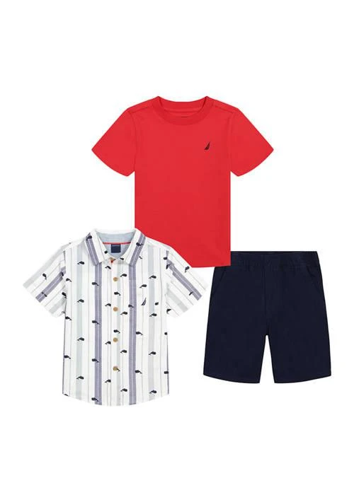 Calvin Klein Klein Boys 4 7 Woven Three Piece Set 1