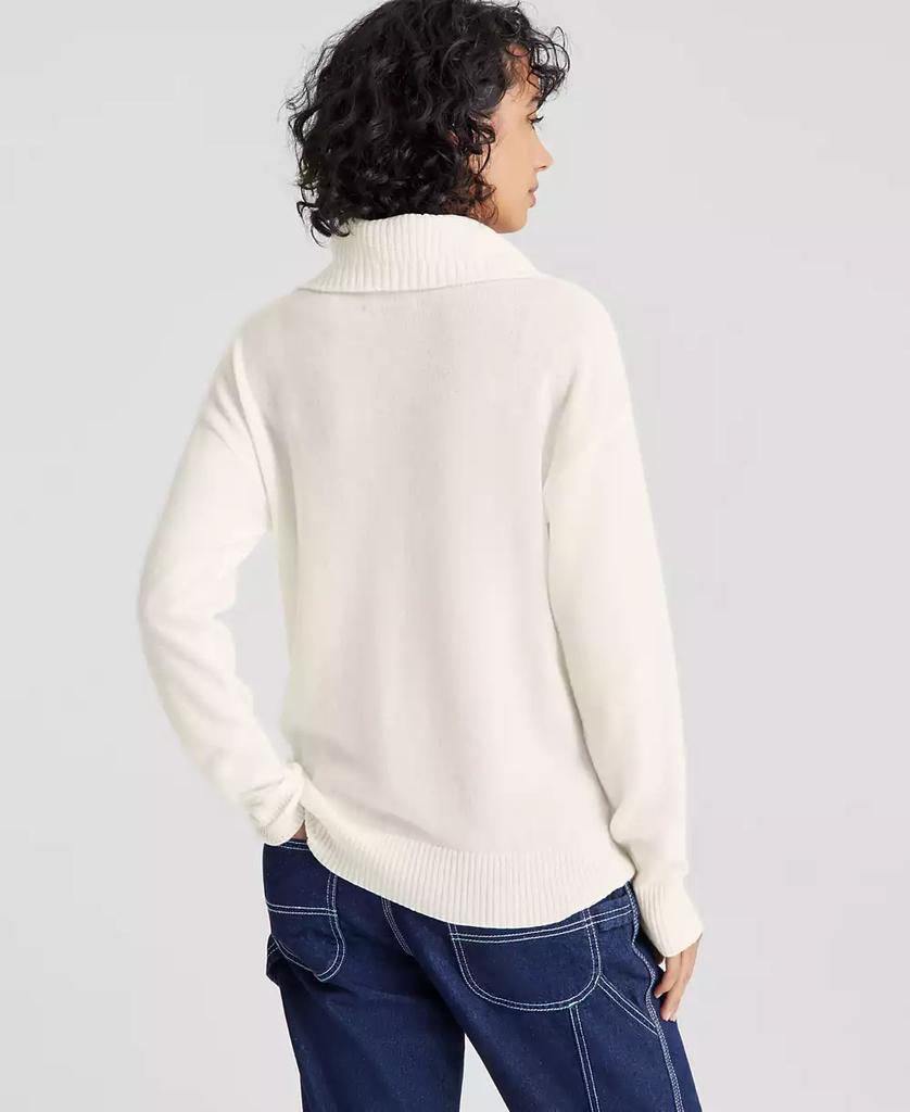 Charter Club 100% Cashmere Women's Quarter-Zip Sweater, Created for Macy's