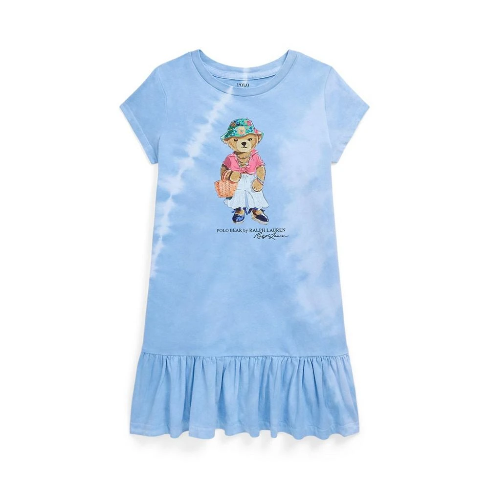 Polo Ralph Lauren Toddler and Little Girls Tie-Dye Polo Bear Cotton T-shirt Dress 1