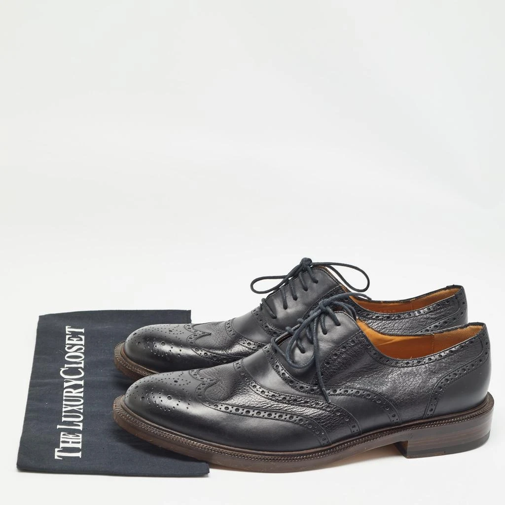 Gucci Gucci Black Leather Brogue Oxfords Size 45.5 9