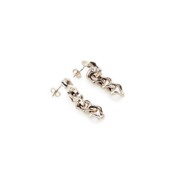 Emanuele Bicocchi Silver chain earrings