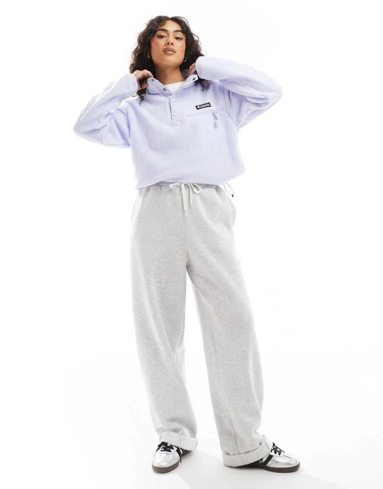 Columbia Columbia Helvetia cropped fleece in snowdrift Exclusive at ASOS 4