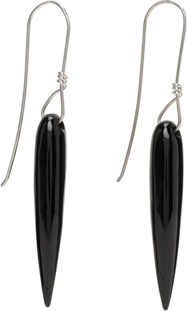 Sophie Buhai Silver & Black Spear Earrings 2