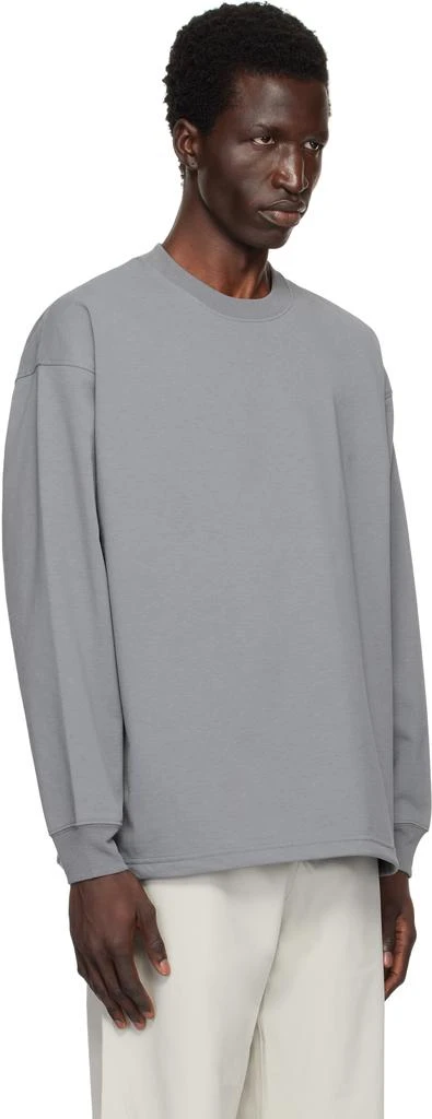DAIWA PIER39 Gray Tech Crew Neck T-shirt 2