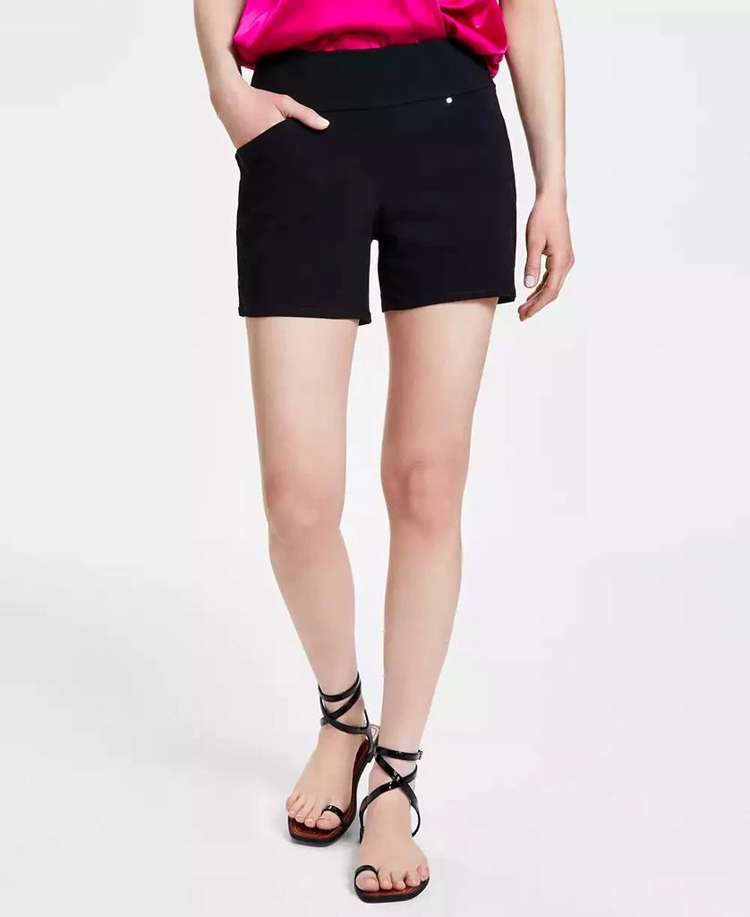 INC International Women's Mid-Rise Pull-On Shorts, Created for Macy's 1