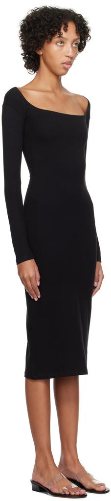 Gil Rodriguez Black 'El Tigre' Midi Dress