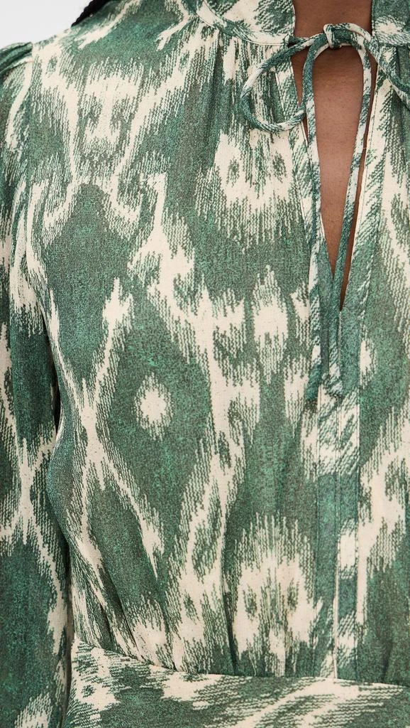 all saints fleur wing dress green ba&sh Fingston Dress main image 1