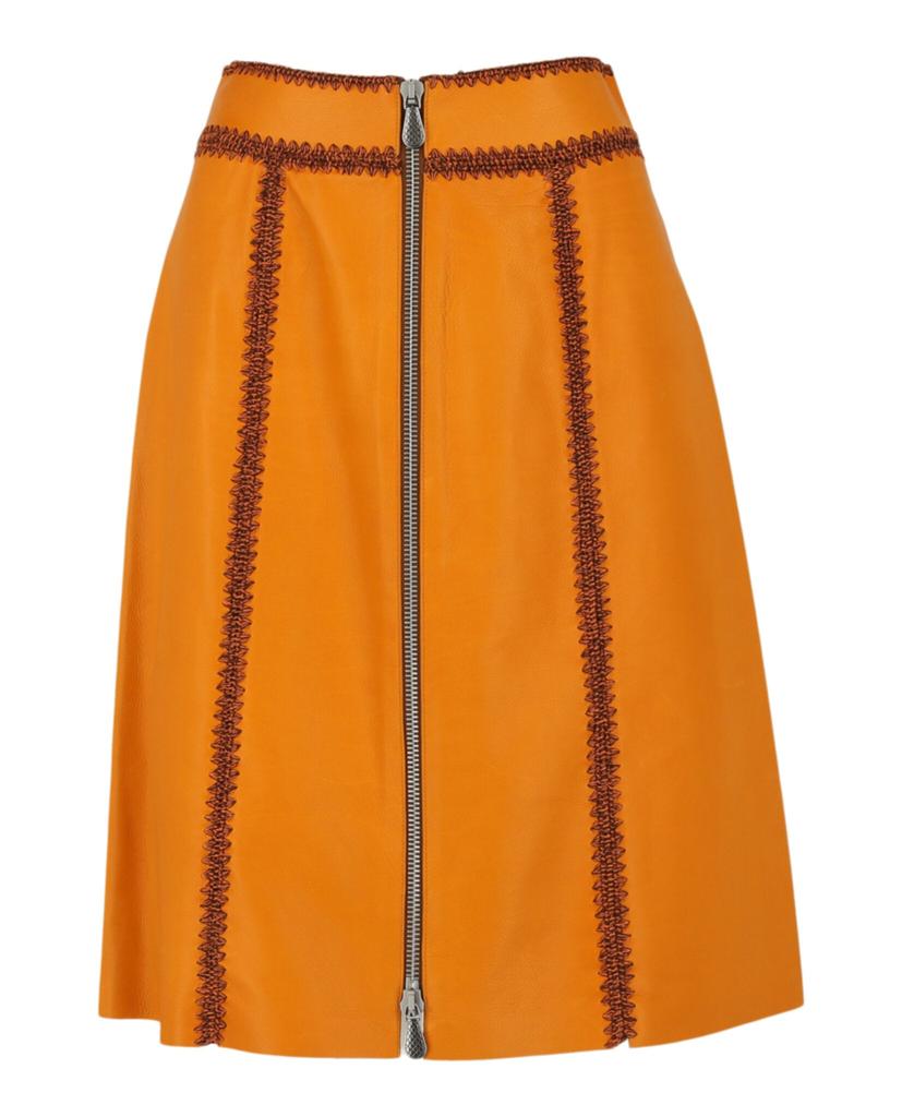 Bottega Veneta Compact cotton skirt with knot detail