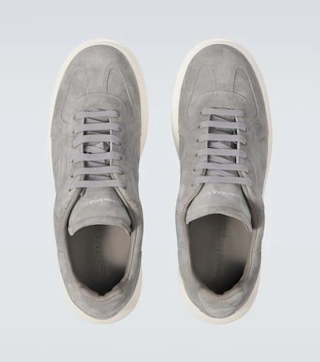 Alexander McQueen Oversized Retro suede platform sneakers 4