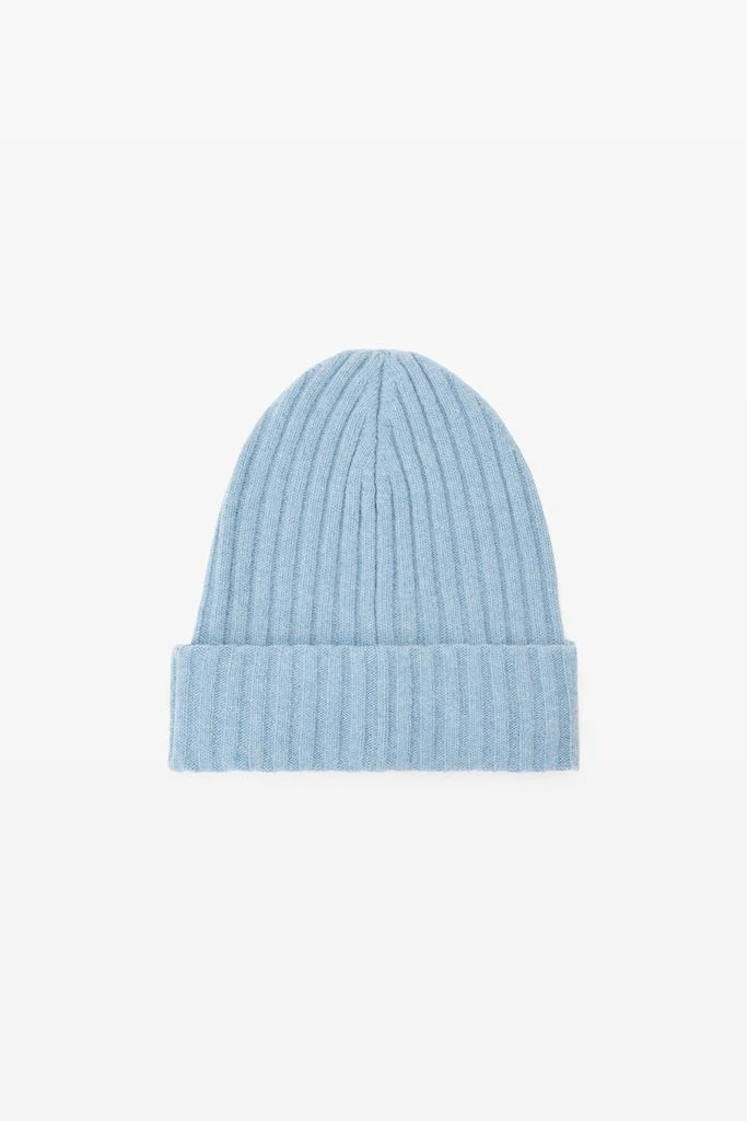 Alexander Wang Ribbed Beanie with Logo Flag Tag 3