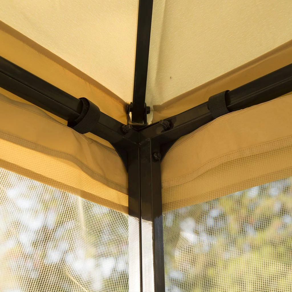 Streamdale Furniture Streamdale Elegant 10x10 Gazebo Tent with Canopy 4