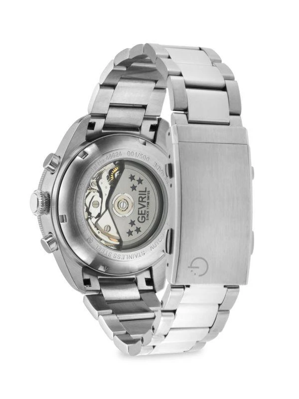 Gevril Yorkville 43MM Stainless Steel Automatic Chronograph Watch 3