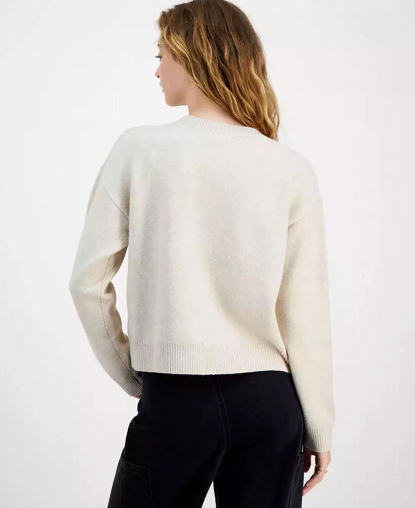 Hooked Up by IOT Juniors' "It Girl" Crewneck Sweater 2