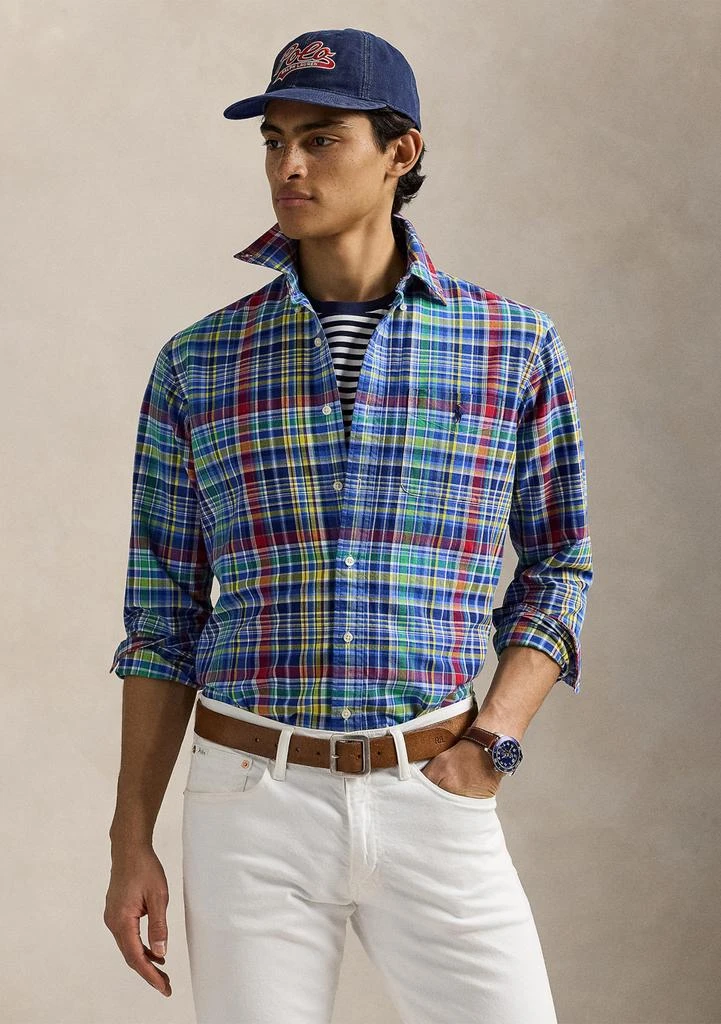 Ralph Lauren Classic Fit Plaid Oxford Shirt