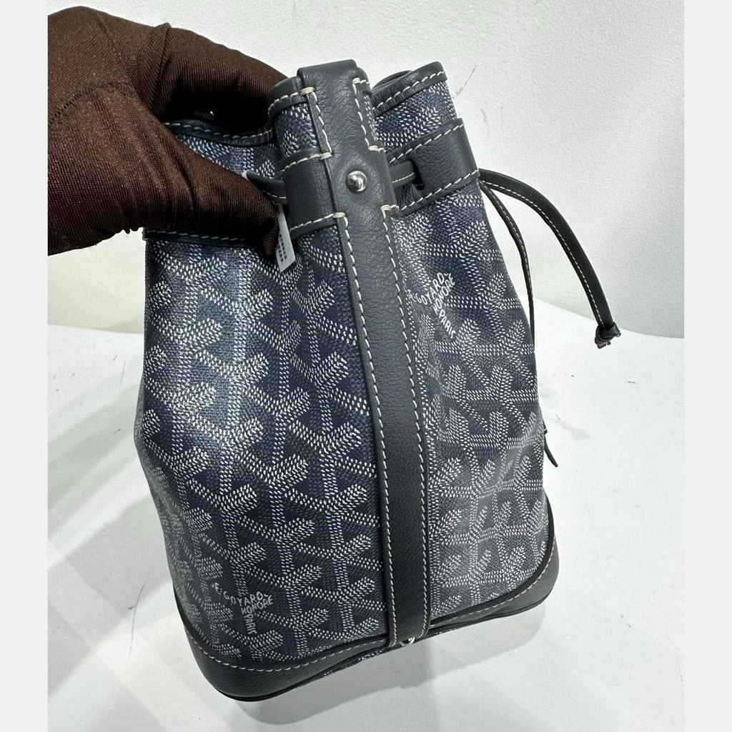 Goyard Goyard Grey Goyardine Petit Flot PM Bucket Bag 4