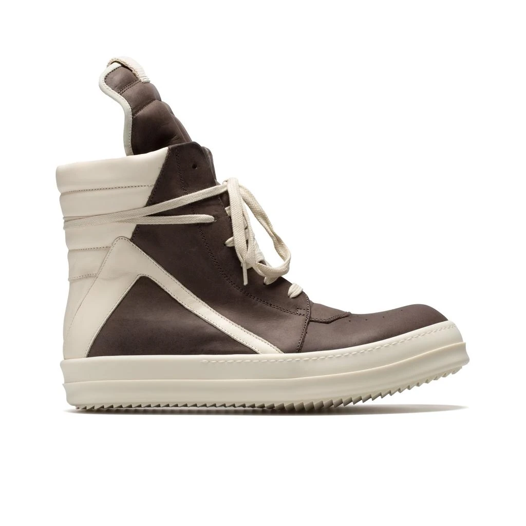 Rick Owens Geobasket Sneakers (Dust/Milk/Milk) 1