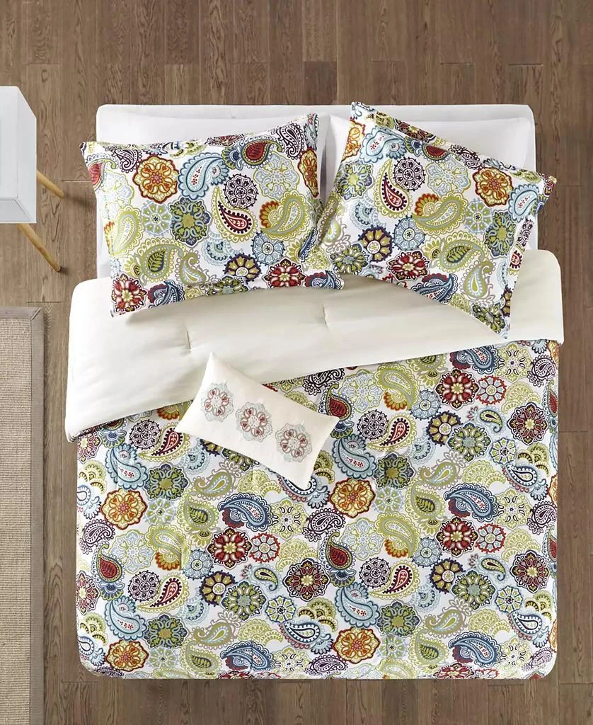 Natori Tamil Paisley 3-Pc. Comforter Set 6