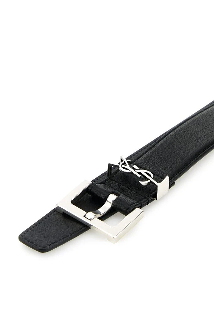 Yves Saint Laurent Black leather belt 4