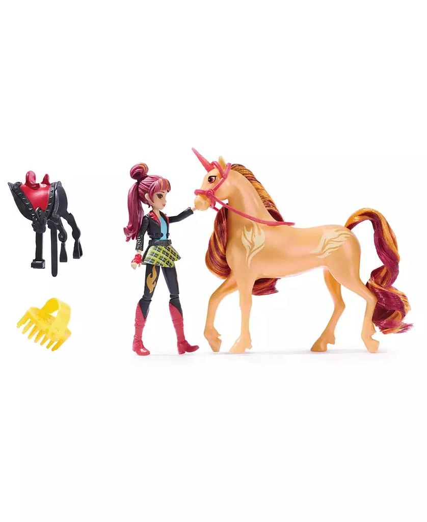 Unicorn Academy Valentina Cinder Set with 2 Riding Toys 5