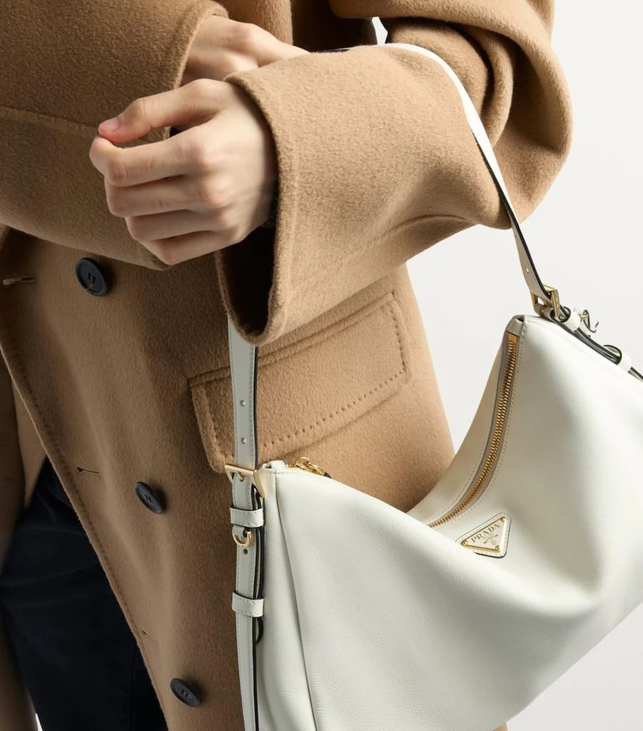 Prada Large Leather Aimée Shoulder Bag 4