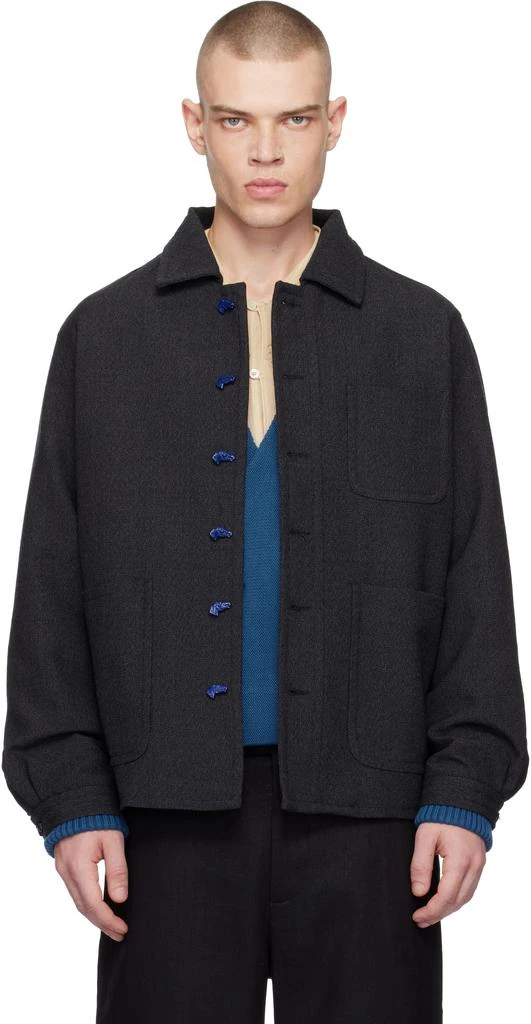 BODE Gray Thornproof Franck Jacket 1