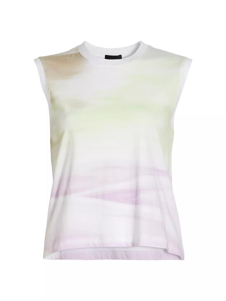 ATM Anthony Thomas Melillo Abstract Cotton-Jersey Top