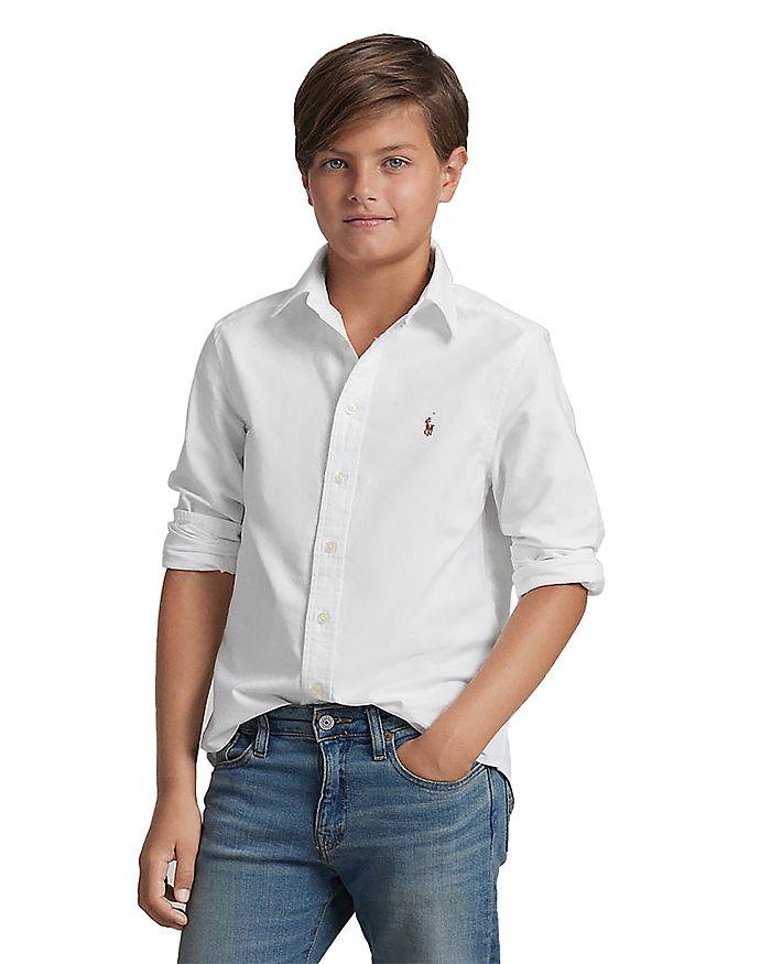 Ralph Lauren Boys' Cotton Oxford - Little Kid, Big Kid