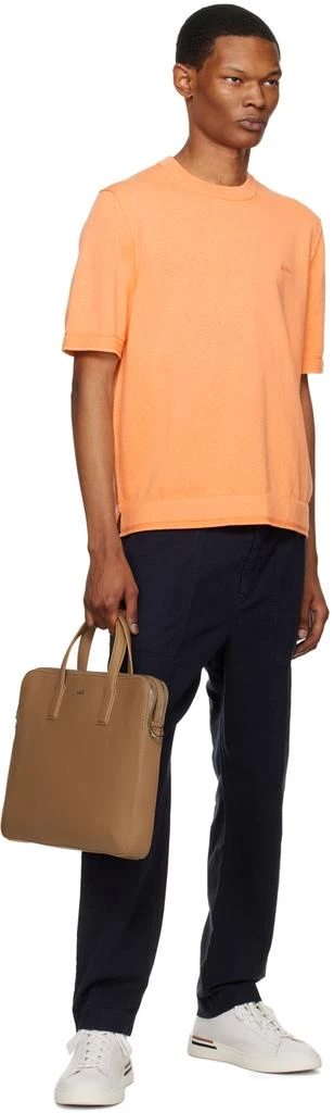 Hugo Boss Orange Embroidered T-Shirt 4