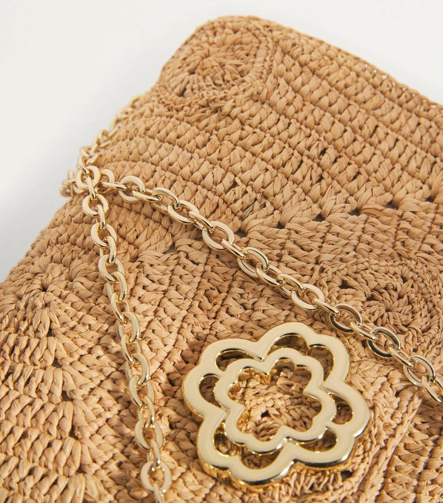 Maje Raffia Clover Bag 6