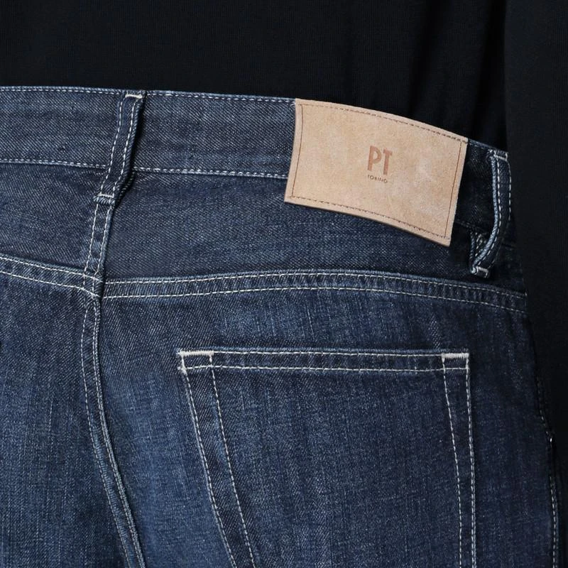 PT Torino Denim Rebel dark washed blue jeans 5